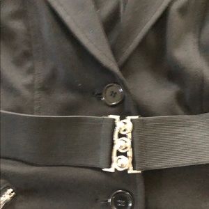 2 Pc Black Pantsuit by Dots NWOT size 14/24